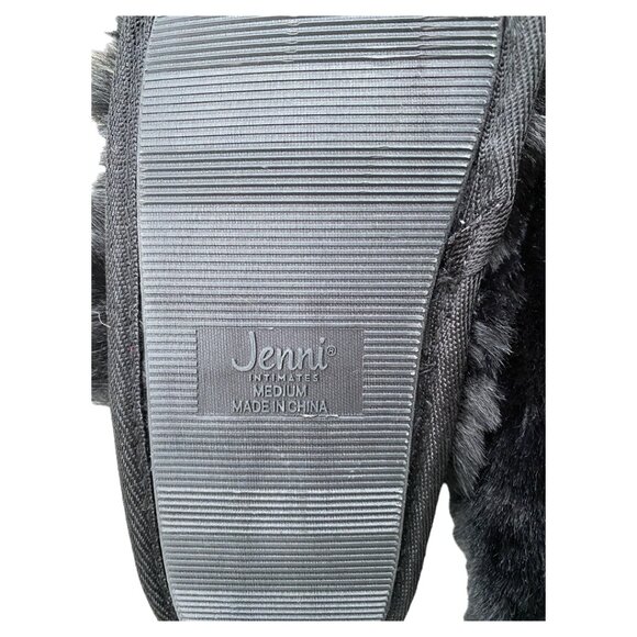 Jenni Intimates Faux Fur Slippers NWT - Picture 4 of 5